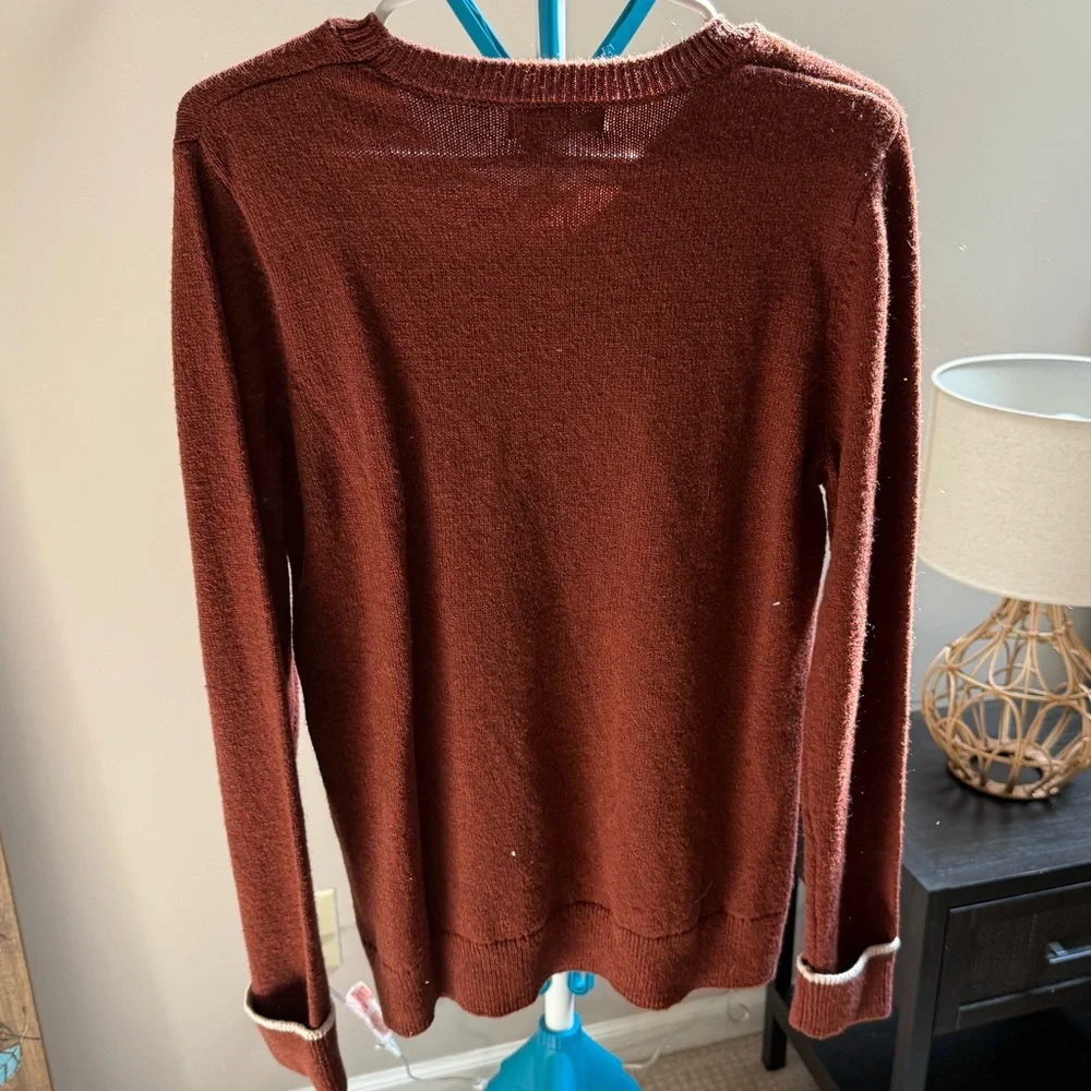 Orvis Rust Sweater - Picture 2 of 4